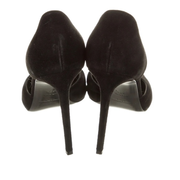 Saint Laurent Suede D’Orsay Pumps - Picture 4 of 5